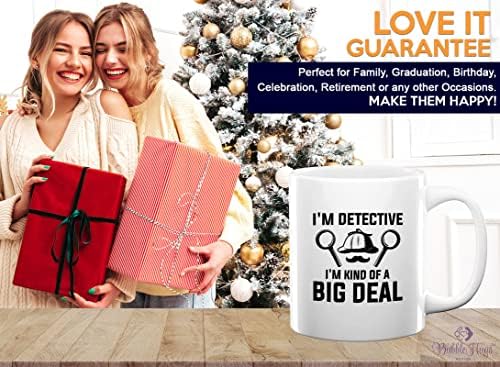Detective Coffee Mug 11oz White - I'm Detective - Private inverstigator Public investigator enigmatic person police training gift - Image 7