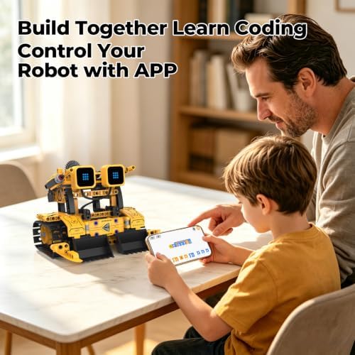 Remote Control Robot Building Kit STEM Gift for Boys Ages 8-14 - Image 5