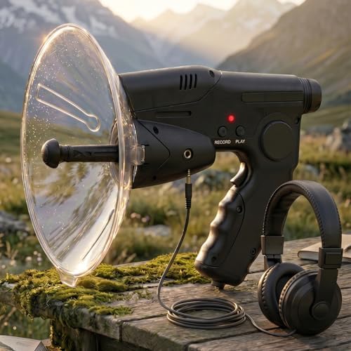 Podoy Bird Observing Listening Recording Device, 300ft Range with Headphone by PodoyDirect