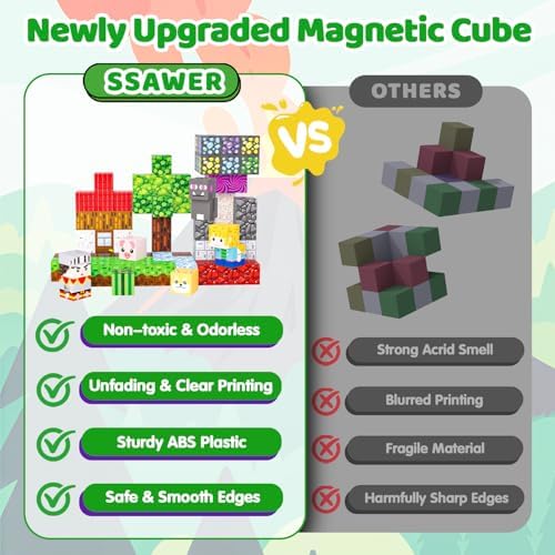 Magnetic Blocks, 150PCS Toys Building Cube Birthday Gifts for Kids - Image 4