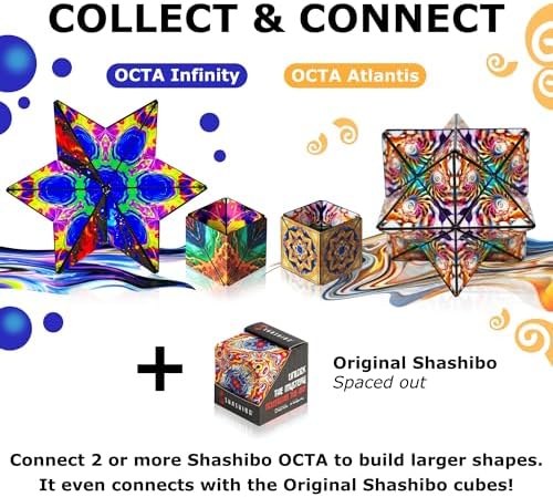 Shashibo OCTA Magnetic Puzzle Toy, Stress Relief Fidget Toy - Image 6