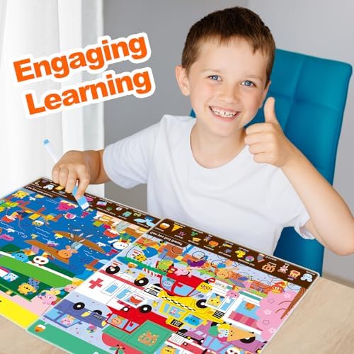 Search and Find Reusable Activity Book for Kids Ages 3-8 - Image 5