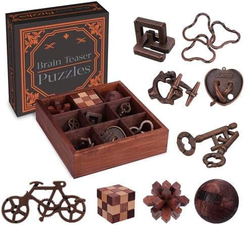 Mytothfy Brain Teaser Puzzles for Adults Teens Kids, 3D Puzzle Game Toys by Unknown