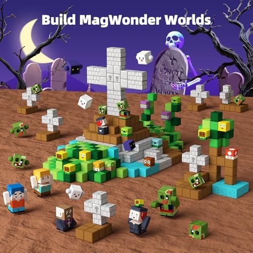 GobiDex 48PCS Magnetic Blocks Building Toys 1-inch for Boys Girls 3+ - Image 3