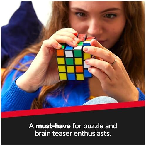 Rubik’s Cube, The Official 4x4 Rubik's Cube, Problem-Solving Brain Teaser, Classic Color-Matching Puzzle, Fidget Toy, Sensory Puzzle for Adults, Teens, Kids, for Ages 8 & Up - Image 3