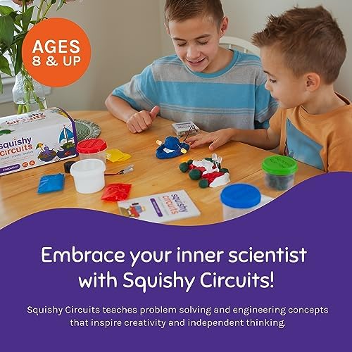 Squishy Circuits Standard Kit - Explore Electrical Circuits with Play Dough - STEM Science Kits for Ages 8-12 - Fun and Educational at Home, Classroom, Camp, and More! - Image 5