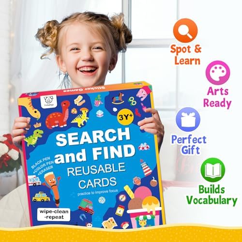 Search and Find Reusable Activity Book for Kids Ages 3-8 - Image 3