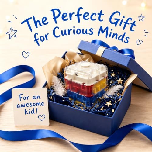 2Pcs 2-in-1 Fidget Spinners Maze Cube,Sensory Fidget Toys for Kids Adults - Image 5