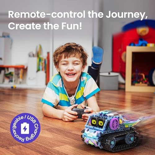 Bundle - 2 Items: Sillbird Solar Robot Toys & Robot Building Kit with Remote Control, Coding Christmas STEM Technic Toys for Birthday, DIY Science Educational Robotic Toys for Kids Teens - Image 3