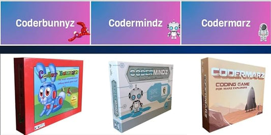 CoderMindz Coding Bundle - NBC Featured: First Ever Game for Boys and Girls Age 6+. Teaches Artificial Intelligence and Computer Programming Through Fun Robot and Neural Adventure!