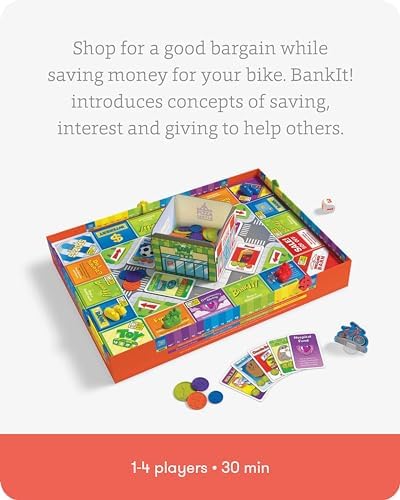 SimplyFun BankIt! - Money Game for Kids - Learn to Save, Spend, Donate, Earn Bank Interest and More - Game for Kids Ages 8 and Up, 1 to 4 Players - Image 3