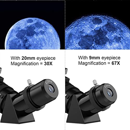 Telescopes for Adults Astronomy, 80mm Aperture 600mm Refractor Telescope for Kids & Beginners, Compact and Portable Travel Telescopio with Backpack - Image 4