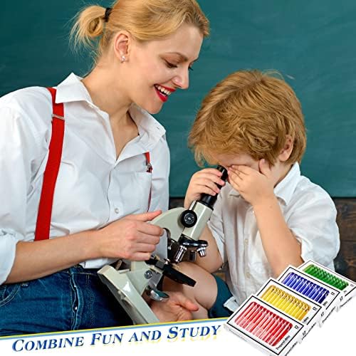 Yexiya 120 Pcs Prepared Microscope Slides, 48 Different Patterns Animals Plants Insects Specimens for Kids, Students Biology Science School Lab Microscope Accessories - Image 7