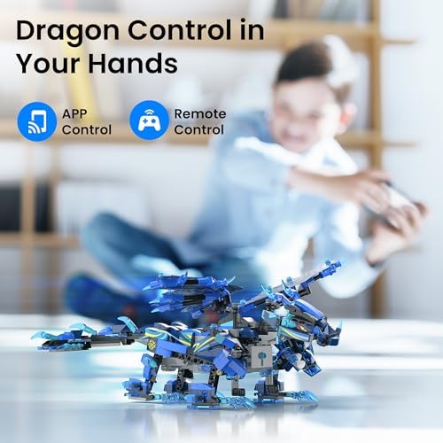 Sillbird Dragon Building Kit with Remote Control STEM Gift for Boys 8-12 - Image 3