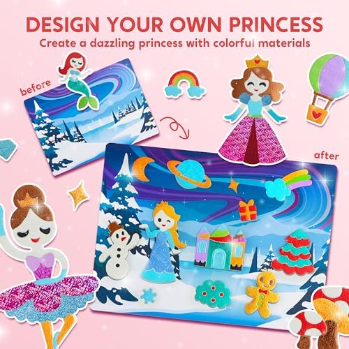 Klever Kits Foil Art Kit for Kids - Arts & Crafts Supplies, Mess Free Coloring, Foil Foam Stickers, Creative Travel Toys, Birthday Gifts for Boys & Girls Ages 4 and Up - Image 5