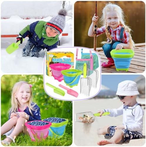FHOZGECY 2 Pack Beachcombing Kit with Sifters for Beach Vacation Essentials - Image 7