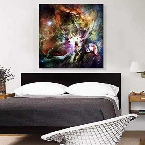 ARTCANVAS Colorful Orion Nebula Hubble Telescope NASA Photograph Canvas Art Print Stretched Framed Painting Picture Poster Giclee Wall Decor - 36" x 36" (1.50" Deep) - Image 2