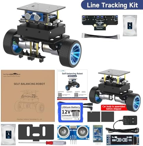 Yahboom Self-Balancing Robot Kit for STM32 Robots,with 4-Way Patrol Module,Supports Multi-Channel Type, Suitable for Teenagers,Suitable for STEM Projects - Image 2