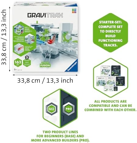 Ravensburger GraviTrax Fusion Action‑Set - Gravity & Magnetic Marble Run System - Advanced STEM Engineering Toy - Multi‑Level Building, Critical Thinking & Problem‑Solving - Ages 8+ - Image 3