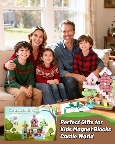 150PCS Magnetic Blocks STEM Building Toy Set for Kids & Teens Ages 3+ - Image 7