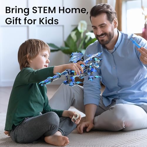 Sillbird Dragon Building Kit with Remote Control STEM Gift for Boys 8-12 - Image 2
