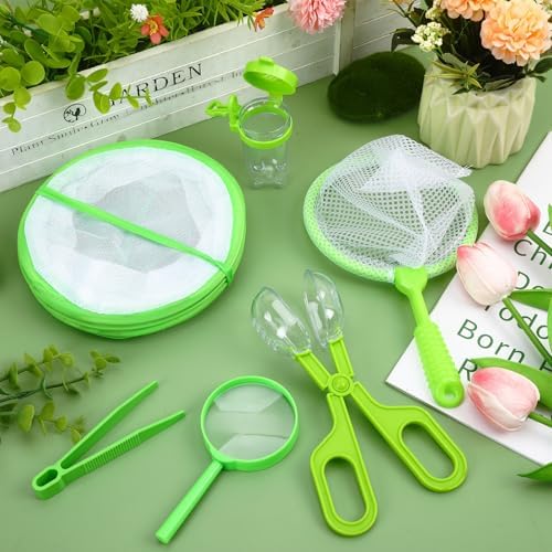 DECYOOL 7 Piece Insect Catcher Kit Butterfly Catching Set - Image 5