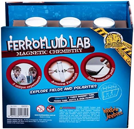 Ferrofluid Lab Magnetic Chemistry by Heebie Jeebies- 5 Experiments for Kids Ages 8+- Educational Science Project STEM Learning Unique Activities for Boys and Girls- Ideal Gift for Students - Image 3