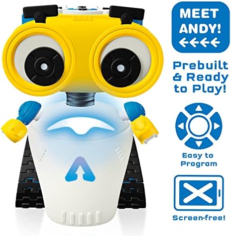 Thames & Kosmos Andy: The Code & Play Robot | Screen-Free Coding & Robotics Kit for Ages 4+ | Pre-Built Robot w/Intuitive Buttons for Preschoolers to Start Programming! | No Smart Device Required - Image 3
