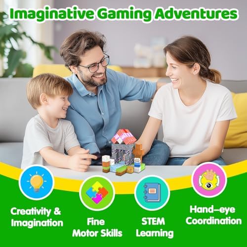 Magnetic Blocks, 150PCS Light Up Building Cube Toys Gifts for Kids - Image 6