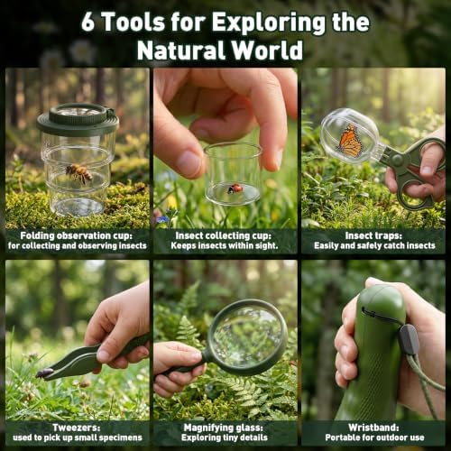 SEEKID Bug Catcher for Kids with 2.4" Screen (Dark Green) - Image 4
