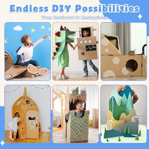 Cardboard Cutter for Kids, STEAM Educational Toys for Boys Girls Ages 5+ - Image 3