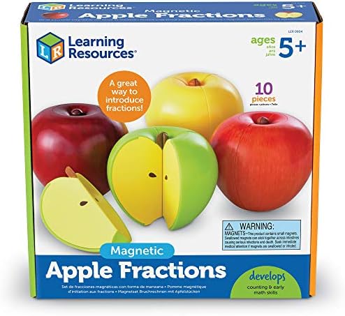 Learning Resources Magnetic Apple Fractions by LearningResources