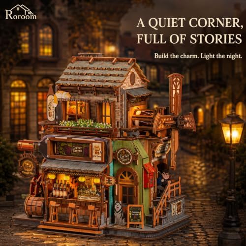 Roroom Mechanical 3D Wooden Puzzles for Adults, 485pcs Wood Building Kit - Image 3