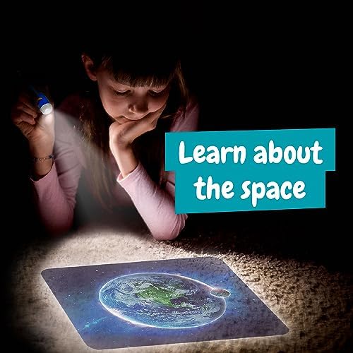Science4you Space Torch and Projector - Solar System Projector Torch, Explore the Universe, Galaxy Light with Planets for Kids, Space Toys, Games and Gifts for 4 Year olds Boys and Girls - Image 5
