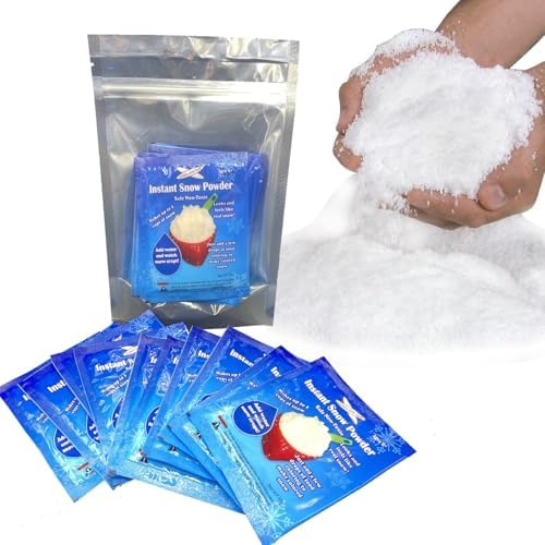 Sodium Polymer Instant Snow Powder (10 x 10g. Packs) by ScienceGongFun%C2%AE