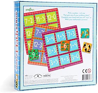 eeBoo: Simple Math Bingo Game for Kids Ages 5+, Addition & Subtraction Learning Game That Builds Skills & Conversation - Image 3