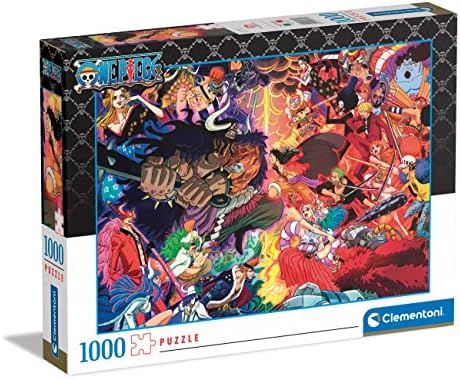 Clementoni - 39751 - Puzzle Anime One Piece - Jigsaw Puzzle 1000 Pieces, Jigsaw Puzzle for Adults - Made in Italy by Clementoni