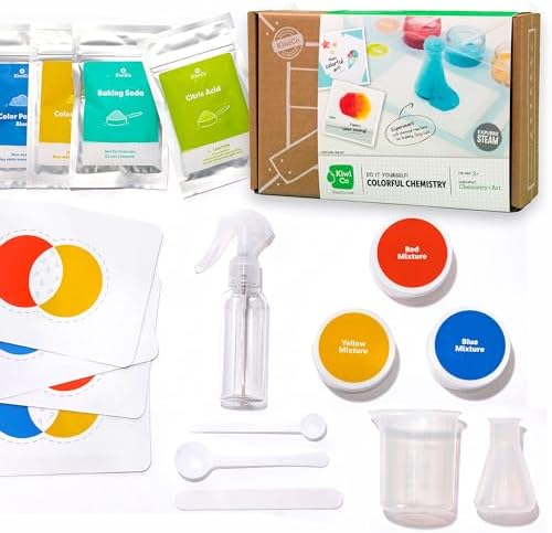 KiwiCo Colorful Chemistry Set - Kid-Tested Chemistry Set for Ages 3-8 by KiwiCo