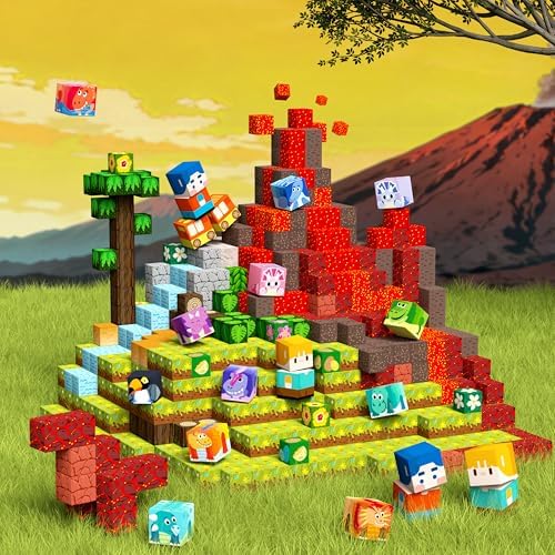 GobiDex 126PCS Magnetic Blocks Playset, Build Dinosaur MagWonder by GobiDex