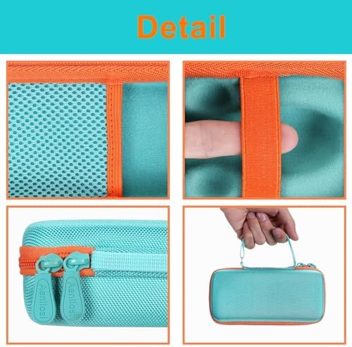Aenllosi Storage Case for 3Doodler Start+Essentials, Green+Orange Zipper - Image 3