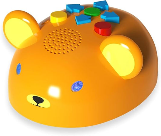 Robot Bear Screen-Free Coding Robot for Kids Ages 3-5, First Coding Toy with Lights, Sounds & Alphabet Map, STEM Learning Toy Birthday Gift for Boys & Girls