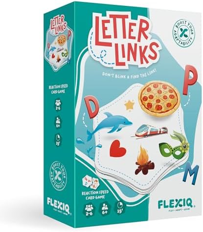 Letter Links — Word Match Game by FlexiQ, Brain Teasers for Kids 6+, Board Games for Family Night by Relatable