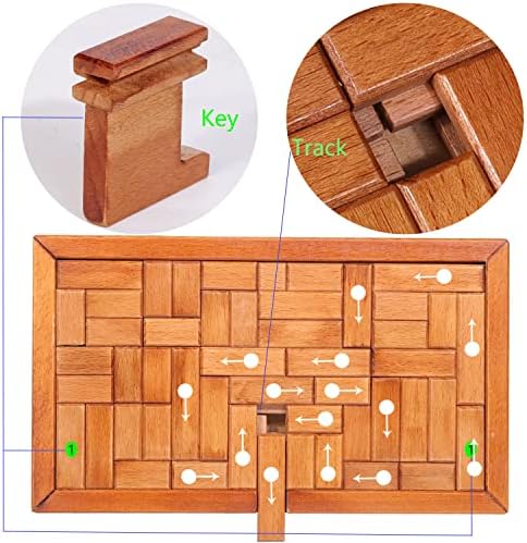 Mystery Box - Onietoiy Wooden Puzzle Box, Prank Puzzles for Adults & Kids - Image 3
