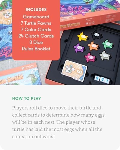SimplyFun Shore Seekers - A Fun and Interactive Math Board Game for Kids - Practice Addition and Multiplication Skills - Math Game for Kids, 2 to 7 Players, Ages 7 & Up - Image 4