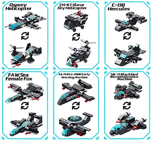 MOONTOY 577PCS STEM Robot Building Toys Set 25-in-1 Engineering Kit Building Blocks Bricks Construction Vehicles Educational Christmas Birthday Gifts for Kids Boys Girls 5 6 7 8 9 10 11 12+ Year Old - Image 4