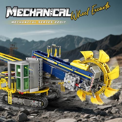 Reobrix Remote Control Bucket Wheel Excavator Building Blocks Set 14+ - Image 2