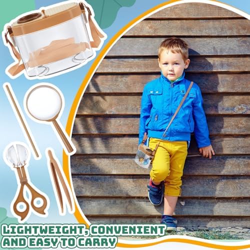 36 Pcs Bug Catcher for Kids, Outdoor Insect Explorer Kit, Beige - Image 6