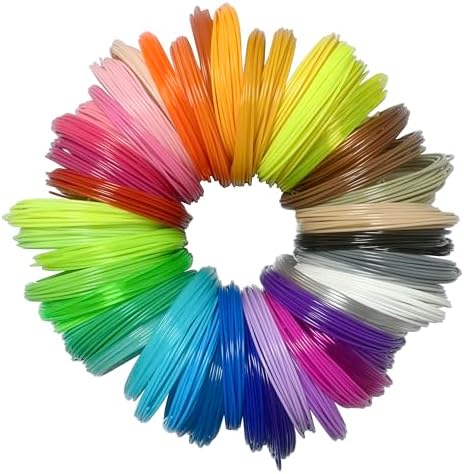 3D Pen PLA Print Filament Refills 1.75mm 20 Color 328 Ft 16.4 Ft Ea by fuentai