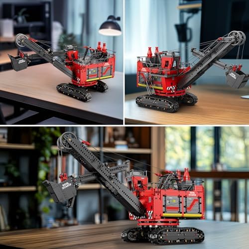Reobrix RC Excavator Building Blocks Set 22014 Power Shovel Vehicle Model - Image 3