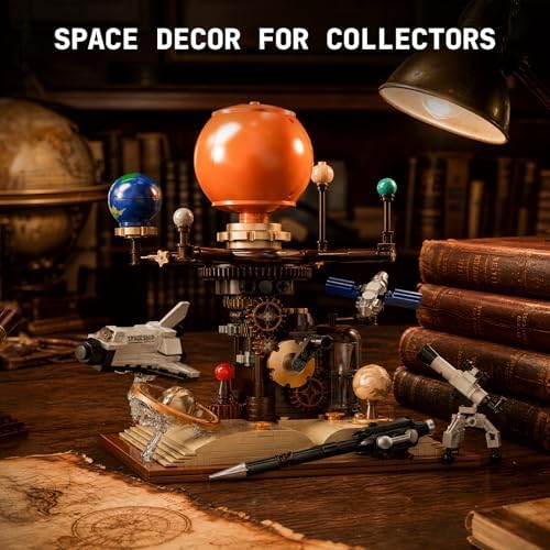 Spinning Solar System Building Block Set 672PCS Planetary Orbit Model - Image 4